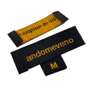 Podpora přizpůsobené oblečení tkané štítky